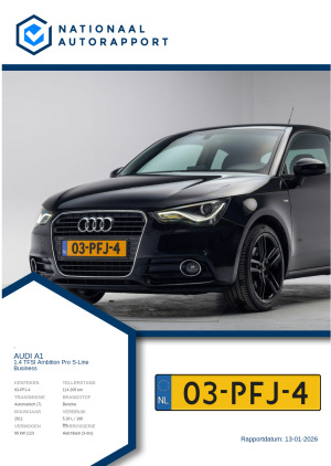 Afbeelding van het Nationaal Autorapport