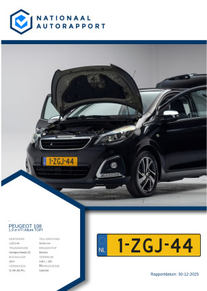 Afbeelding van het Nationaal Autorapport