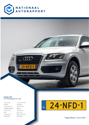 Afbeelding van het Nationaal Autorapport