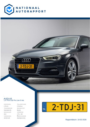 Afbeelding van het Nationaal Autorapport