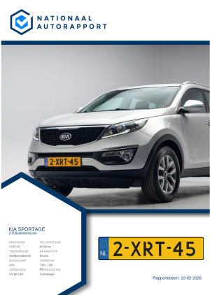 Afbeelding van het Nationaal Autorapport