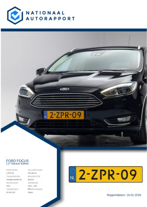 Afbeelding van het Nationaal Autorapport