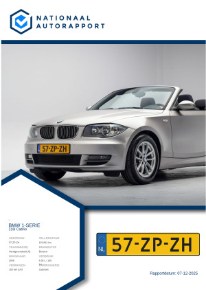 Afbeelding van het Nationaal Autorapport