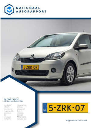 Afbeelding van het Nationaal Autorapport