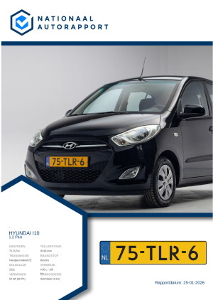 Afbeelding van het Nationaal Autorapport