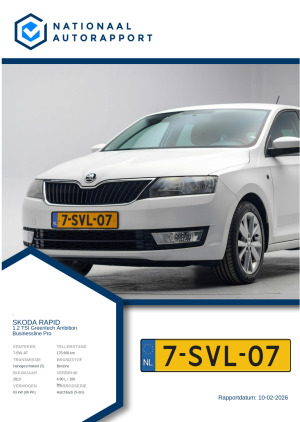 Afbeelding van het Nationaal Autorapport