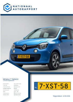 Afbeelding van het Nationaal Autorapport