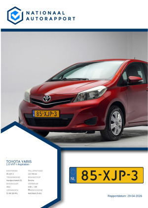 Afbeelding van het Nationaal Autorapport