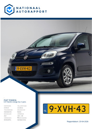 Afbeelding van het Nationaal Autorapport