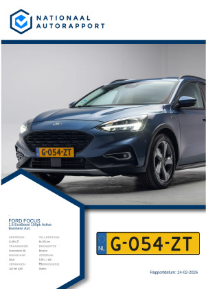 Afbeelding van het Nationaal Autorapport