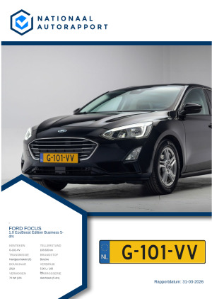 Afbeelding van het Nationaal Autorapport