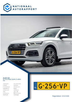 Afbeelding van het Nationaal Autorapport