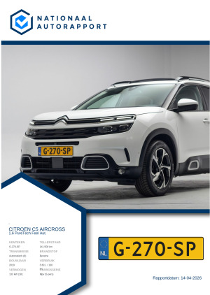 Afbeelding van het Nationaal Autorapport