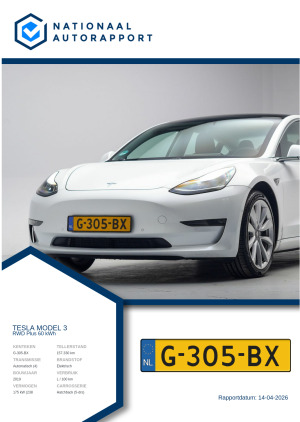 Afbeelding van het Nationaal Autorapport