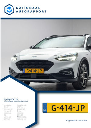 Afbeelding van het Nationaal Autorapport