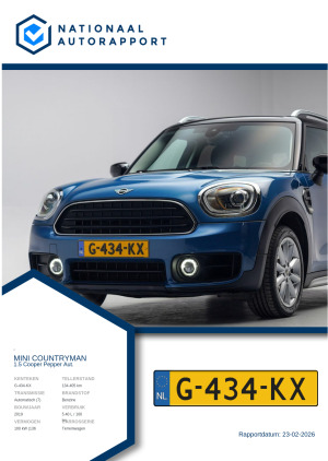 Afbeelding van het Nationaal Autorapport