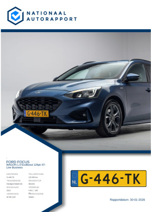 Afbeelding van het Nationaal Autorapport