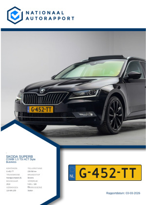 Afbeelding van het Nationaal Autorapport