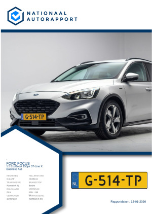 Afbeelding van het Nationaal Autorapport