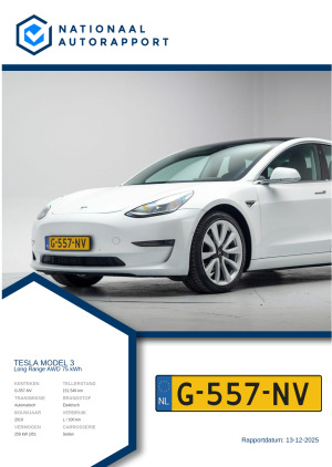 Afbeelding van het Nationaal Autorapport