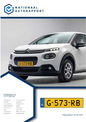 Afbeelding van het Nationaal Autorapport