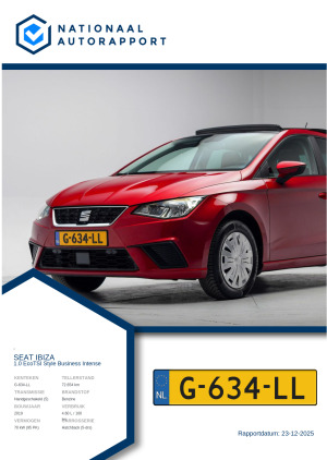 Afbeelding van het Nationaal Autorapport