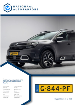 Afbeelding van het Nationaal Autorapport