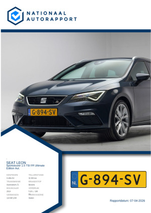 Afbeelding van het Nationaal Autorapport