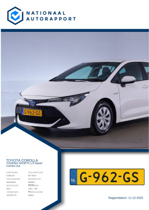 Afbeelding van het Nationaal Autorapport