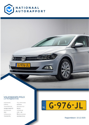 Afbeelding van het Nationaal Autorapport