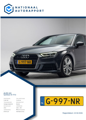 Afbeelding van het Nationaal Autorapport