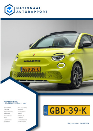 Afbeelding van het Nationaal Autorapport