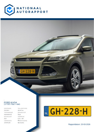 Afbeelding van het Nationaal Autorapport