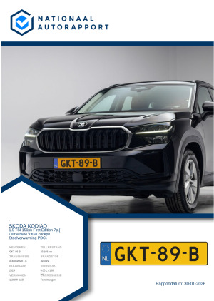 Afbeelding van het Nationaal Autorapport