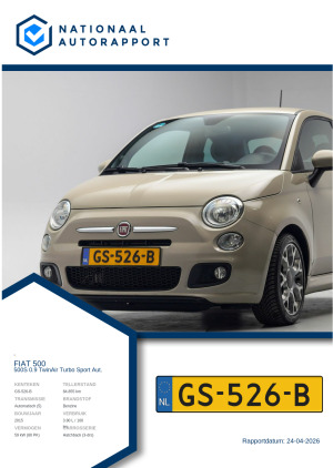 Afbeelding van het Nationaal Autorapport