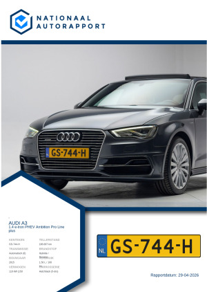 Afbeelding van het Nationaal Autorapport