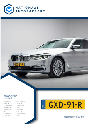 Afbeelding van het Nationaal Autorapport