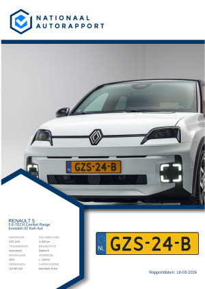 Afbeelding van het Nationaal Autorapport