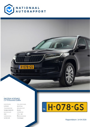 Afbeelding van het Nationaal Autorapport