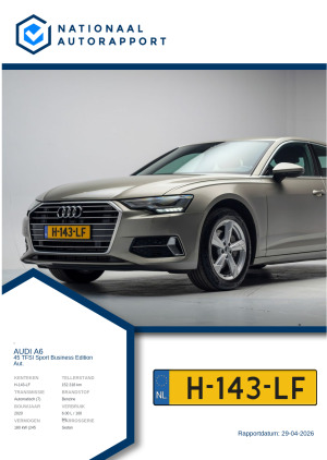 Afbeelding van het Nationaal Autorapport