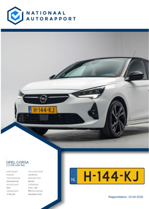 Afbeelding van het Nationaal Autorapport