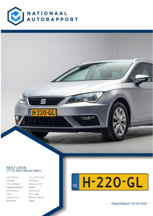 Afbeelding van het Nationaal Autorapport