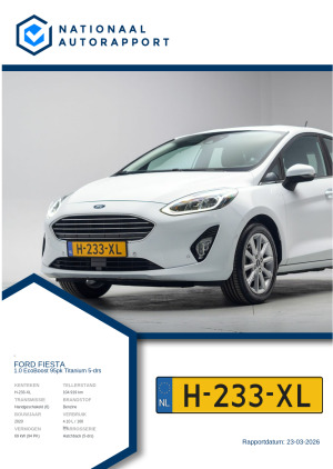 Afbeelding van het Nationaal Autorapport