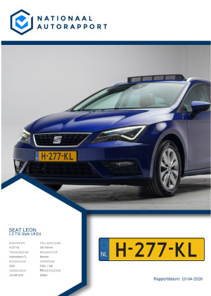 Afbeelding van het Nationaal Autorapport