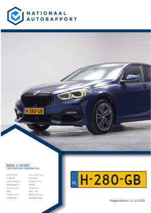 Afbeelding van het Nationaal Autorapport