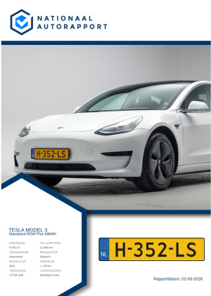 Afbeelding van het Nationaal Autorapport