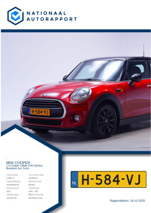 Afbeelding van het Nationaal Autorapport