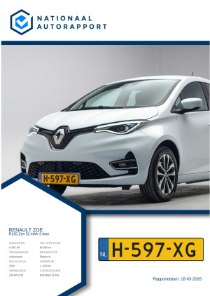 Afbeelding van het Nationaal Autorapport