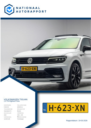 Afbeelding van het Nationaal Autorapport