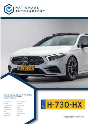 Afbeelding van het Nationaal Autorapport